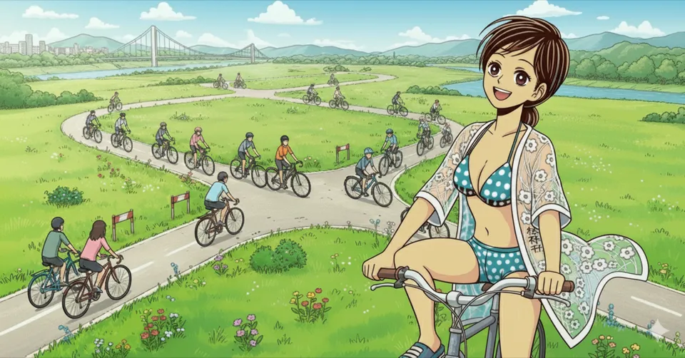 자전거길의 교차점에서